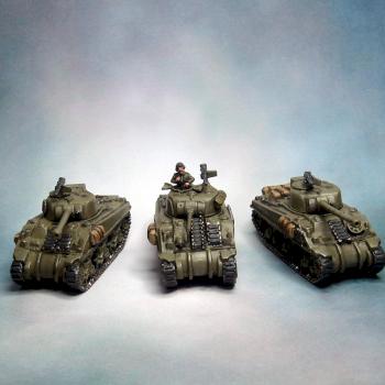 Flames of War Sherman Firefly tank by vitor