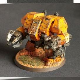 Imperial Fists Dreadnought by Guybrush Treepwood