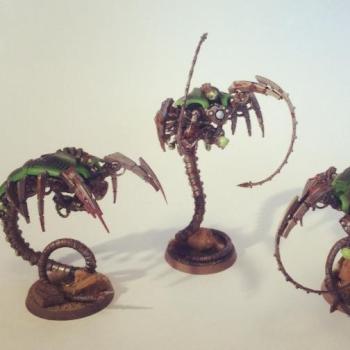 3 Necron Canoptek Wraiths by Falco
