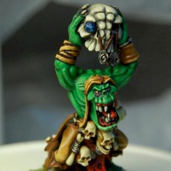 Savage Orc Shaman, limited edition sculpt by GraveRisen