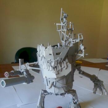 Custom Ork Stompa - 40k grot stompa by havokas1990