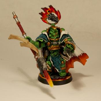 Vulkan He'stan Salamanders Space Marine Chapter Master by PaintHammer