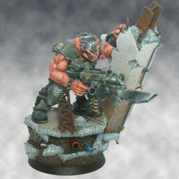 Imperial Guard Ogryn  - Cadian 537th Auxillaries by nels0nmac