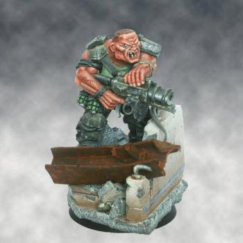 Imperial Guard Ogryn Squad - Cadian 537th Auxillaries by nels0nmac