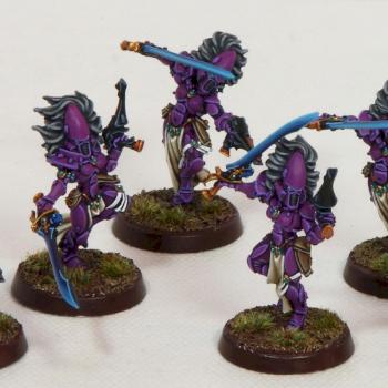 Eldar Howling Banshees by Morthar