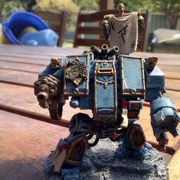 Space Wolves Dreadnought by W01F
