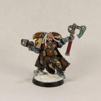 Space Wolf Rune Priest by PaintHammer