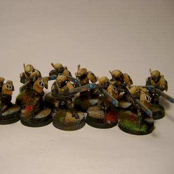 Tau Fire Warriors by Tryzna