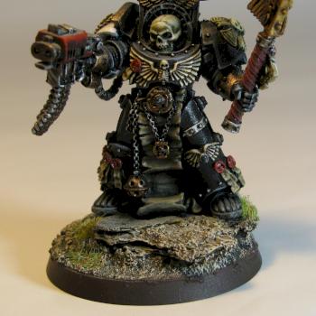 Black Templar Chaplain in Terminator Armour by SeismicPainter