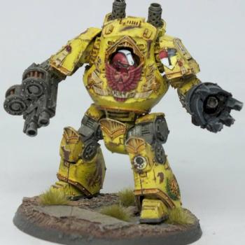 Imperial Fists Dreadnought by mminghella71