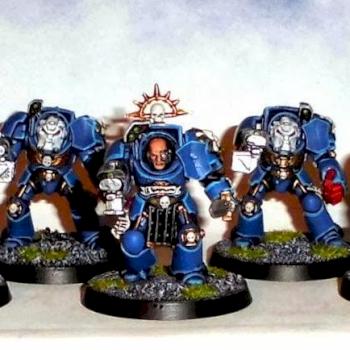 Terminator Ultramarine Squad - 40k by eskice