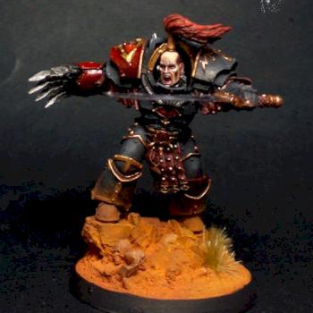Ezekyle Abaddon, First Captain of the Sons of Horus by soulbreaker01