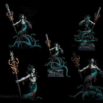Dark Elves Medusa by Czopsquad
