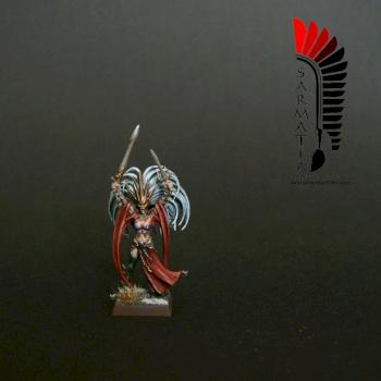 Dark elf Hellebron by Sarmatia Painting Studio