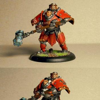 Khador Man-o-war repose by Netsu