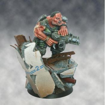 Imperial Guard Ogryn  - Cadian 537th Auxillaries by nels0nmac