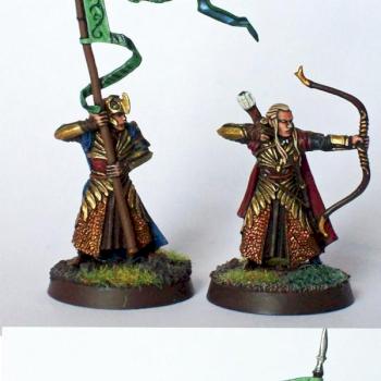Haldir and Standard bearer by Sigmar3