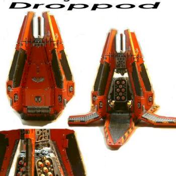 Blood Angel Deathstorm Droppod by senfone