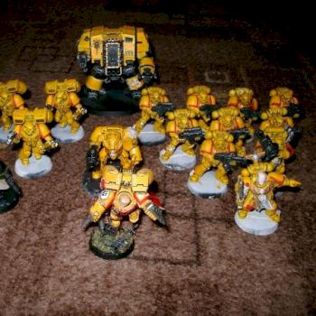 my little imperial fists army by Nemeron