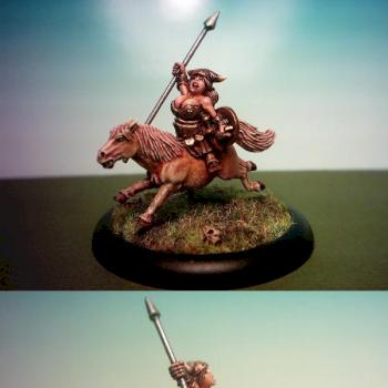 Hiedi & her horsie  by Hasslefree minitures by smilie23
