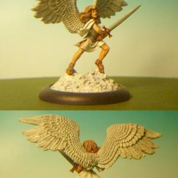 A Warrior Angel by Reaper Miniatures by smilie23