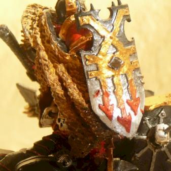 Khorne Lord on Juggernaut by FrenchHammer