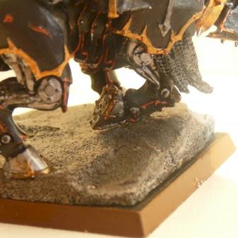 Khorne Lord on Juggernaut by FrenchHammer