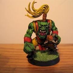 Bloodbowl Orc Thrower by Zergo