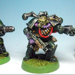 Basic squad of my Plague Marines force by sinnis