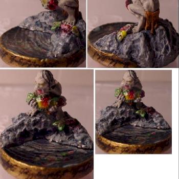 LoTR Painting Contest Golum with the fish by roguetrader