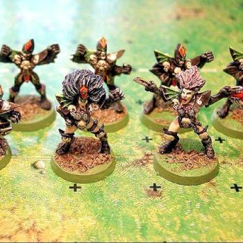 Deadly Nightshades - Dark Elf Blood Bowl Team by thesomberlain