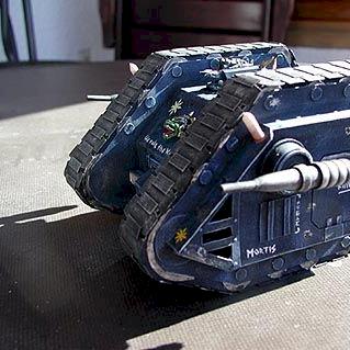 Land Raider MK1 Night Lords by thesomberlain