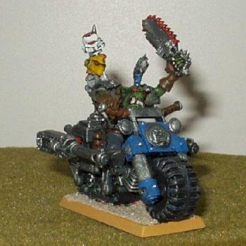 Ork biker by battlestudios