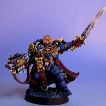 Crimson Fists Force Commander by RoguePainter