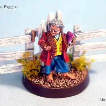 Bilbo Baggins at Bag End by aku djinn