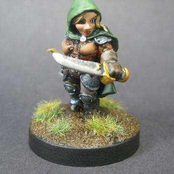 03125: Bailey Silverbell, Dwarf Ranger by mikecarrero
