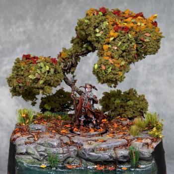 Radagast the Brown with Sebastian diorama by SkymaN