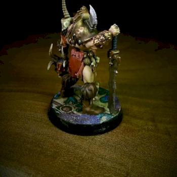 Silver Tower - Darkoath Chieftain by The Art of Caesura