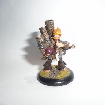 Warmachine Painted Mercenaries Rhupert Carvolo, Piper of Ord Solo by w013ejb