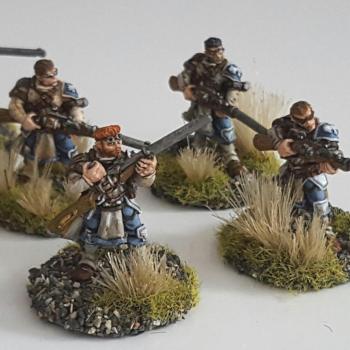 Cygnar Long Gunners by Polyphrenic_Arts