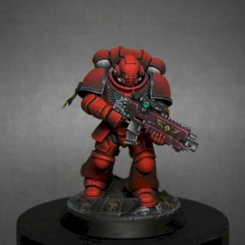 Blood Angels Primaris Space Marine Intercessor by wilkzswetra
