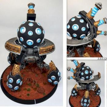 Privateer Press Cygnar Stormstrider Battleengine by Zaz