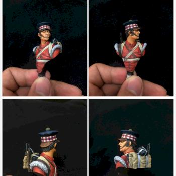Mj-miniatures British Army, 91st Foot Regiment 1864 BUST by bad12311