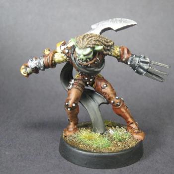 14043: Lurg, half orc Thief by mikecarrero