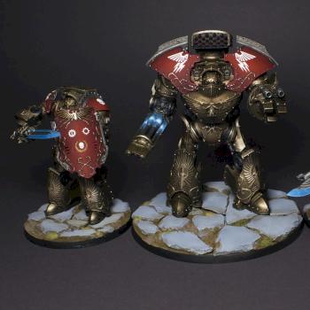 Custodes Dreadnoughts by Shweeble