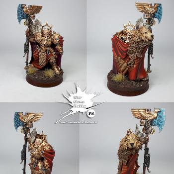 Trajann Valoris of Adeptus Custodes by Kova