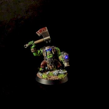 Fiber Optic Glowing Ork Boy by Brentox
