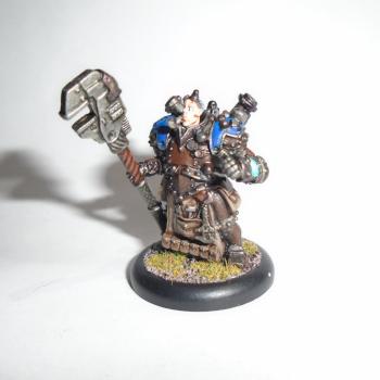 Warmachine Painted Cygnar Captain Arlan Strangewayes Solo by w013ejb
