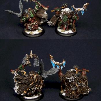 Kolgrima and Northkin Shaman - Trollblood. by Craftspainting