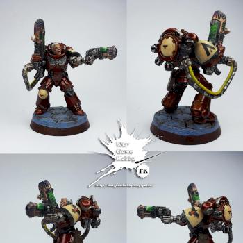 Blood Ravens Hellblasters heavy plasma squad sergeant by Kova